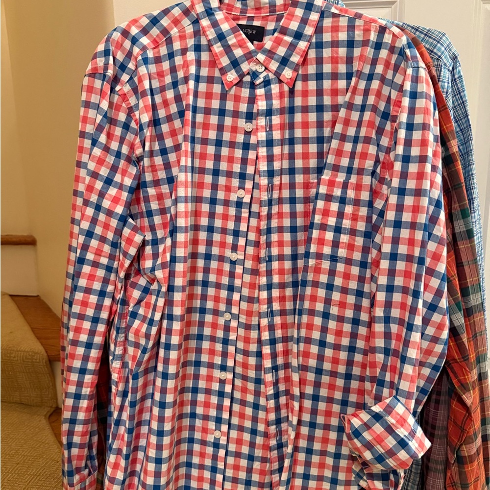Robert Graham Men's Checkered Shirt - Red, Blue, White